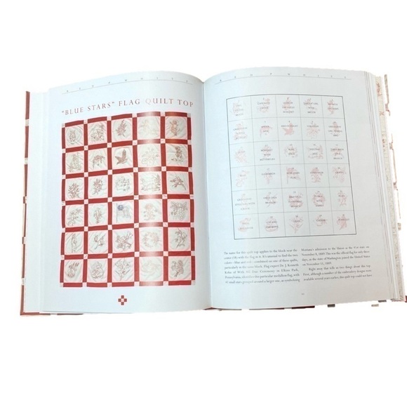 RED & White American Redwork Quilts by Deborah Harding Hardcover Book - Picture 4 of 12